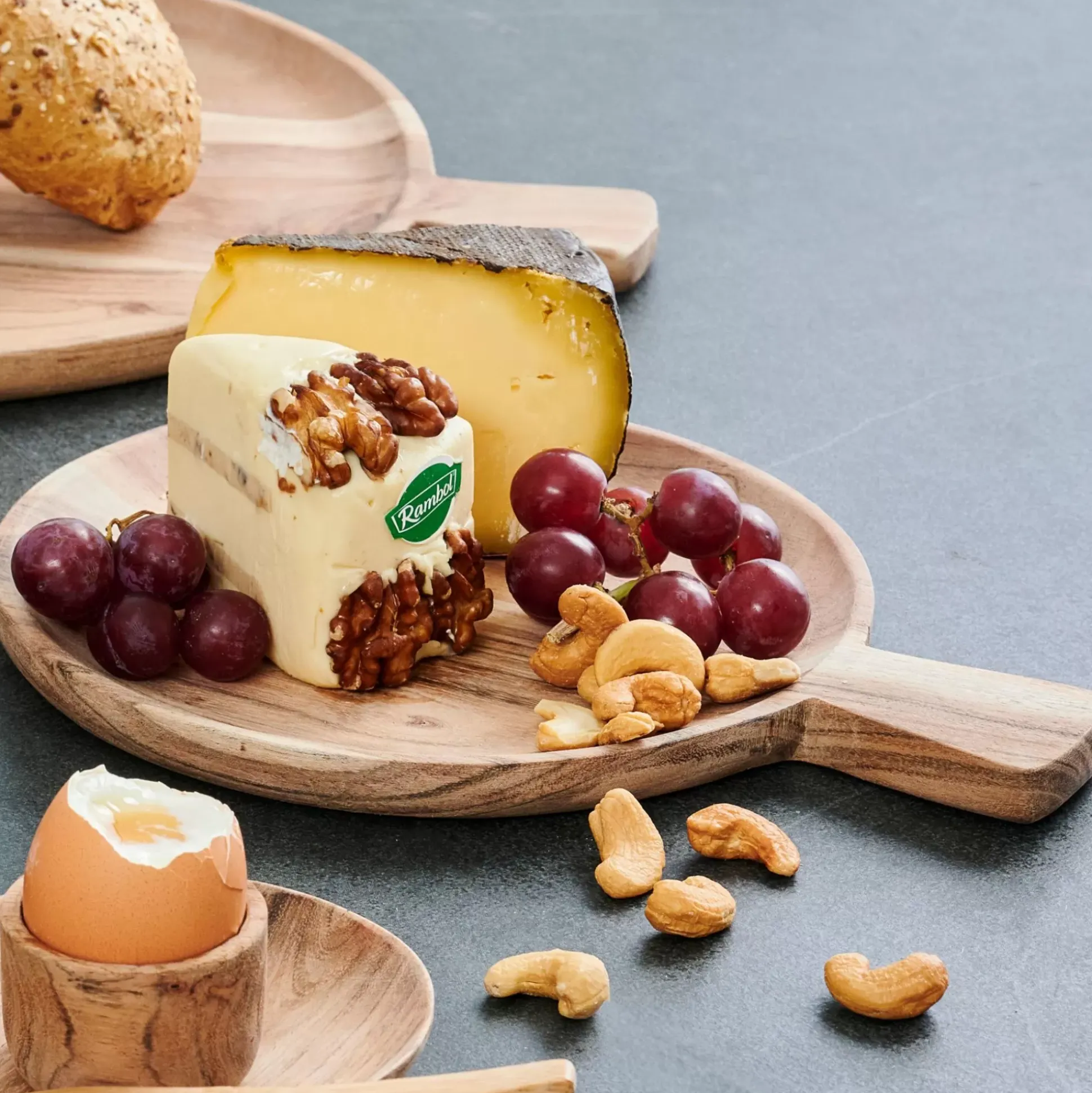 Platos<CASA Acacia Chic Plato Con Asa Natural