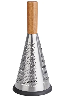 Instrumentos De Cocina<CASA Acacia Lux Rallador Plateado, Natural