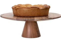 Fuentes Para Servir<CASA Acacia Soporte Para Pastel Natural