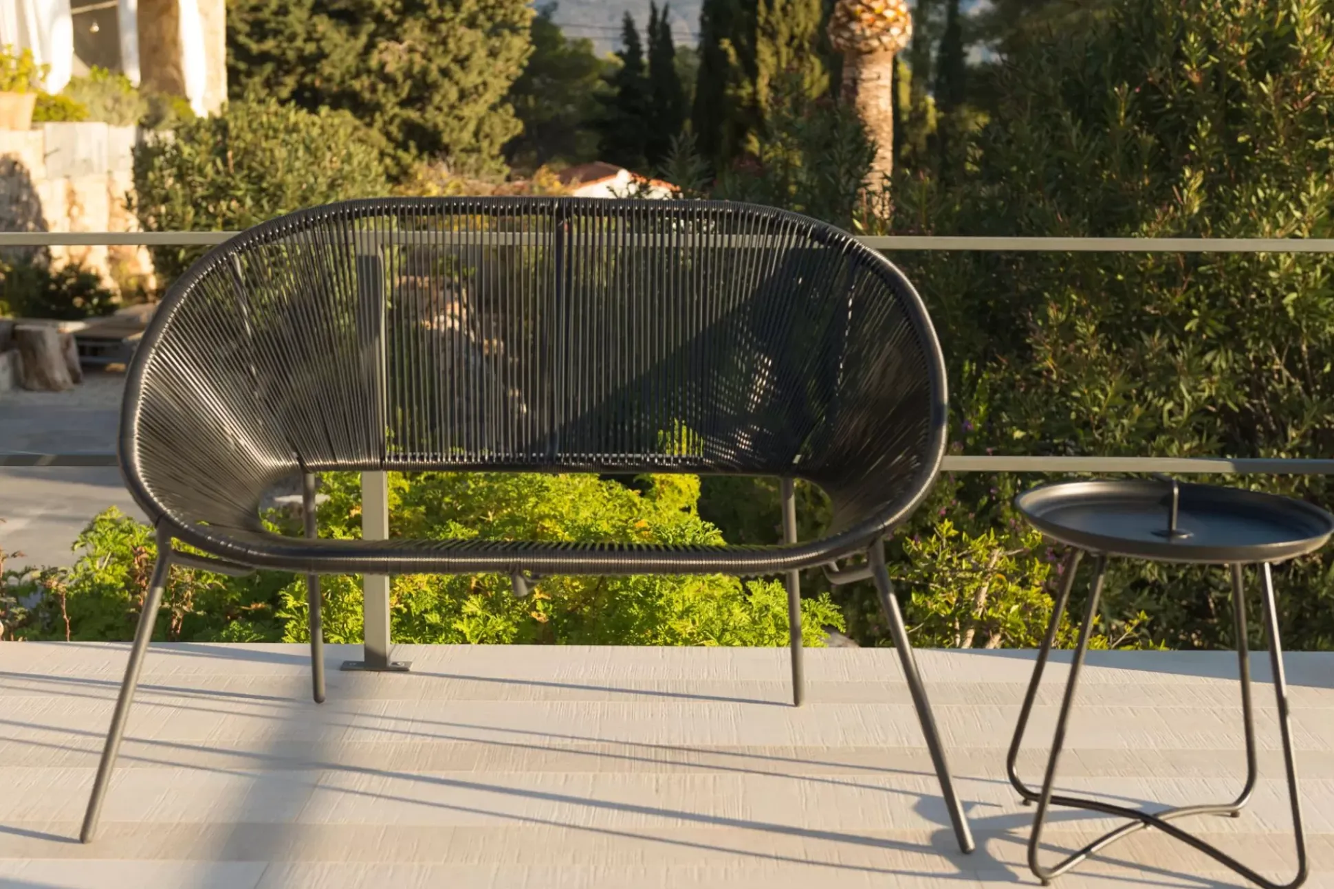 Bancos De Jardín<CASA Acapulco Banco Lounge Negro