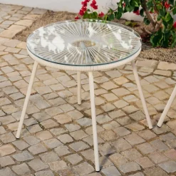 Mesas Auxiliares De Jardín<CASA Acapulco Mesa Lounge Arena