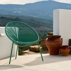 Sillas Lounge<CASA Acapulco Silla Lounge Aguamarina