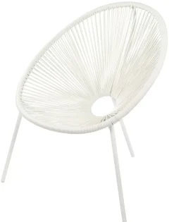 Sillas Lounge<CASA Acapulco Silla Lounge Blanco
