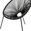 Sillas Lounge<CASA Acapulco Silla Lounge Negro