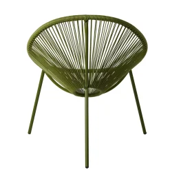 Sillas Lounge<CASA Acapulco Silla Lounge Verde