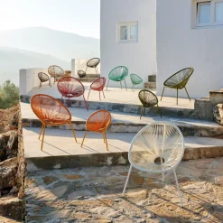 Sillas Lounge<CASA Acapulco Silla Lounge Verde