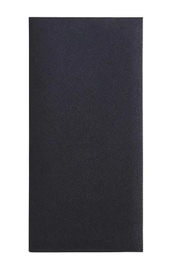 Servilletas<CASA Airlaid Servill./Cubiert. Juego De 12 Negro
