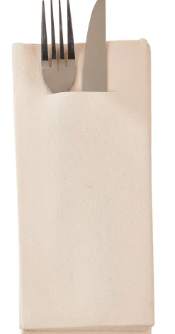 Servilletas<CASA Airlaid Servilletas Cubierto Juego De 12 Beis