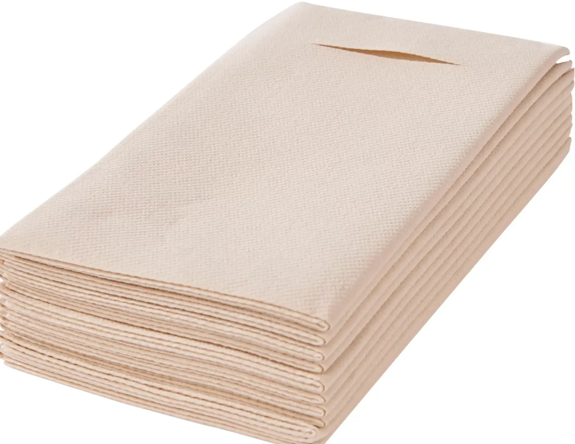 Servilletas<CASA Airlaid Servilletas Cubierto Juego De 12 Beis