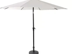 Parasoles<CASA Alu Parasol Sin Pie Blanco