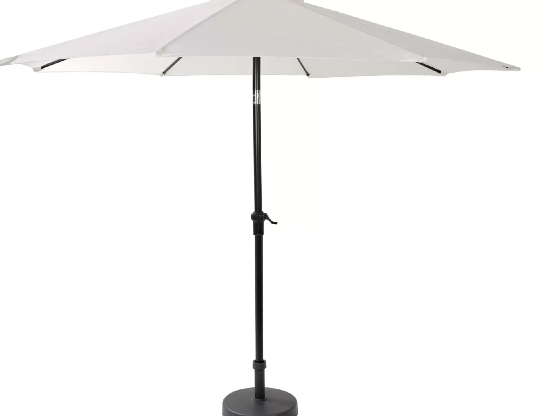 Parasoles<CASA Alu Parasol Sin Pie Blanco
