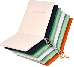 Cojines De Jardín<CASA Azur Cojines De Jardín Para Silla Pleg Gris Claro