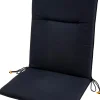Cojines De Jardín<CASA Azur Cojines De Jardín Para Silla Pleg Negro
