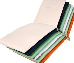 Cojines De Jardín<CASA Azur Cojines De Jardín Para Tumbona Negro