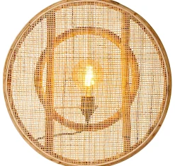 Lamparas Colgantes<CASA Bakai Lampara De Pared Natural