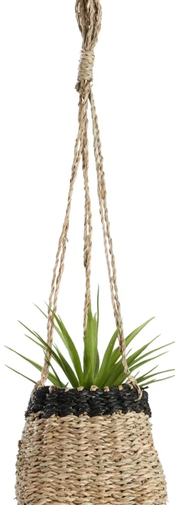Colgadores Para Plantas<CASA Baku Macetero Colgante Negro, Natural