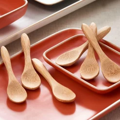 Juegos<CASA Bamboo Cucharillas Juego De 6 Natural