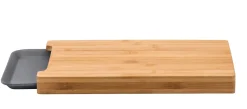 Tablas De Cortar<CASA Bamboo Tabla Para Cortar Con Recipiente Gris, Natural