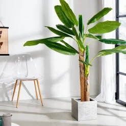 Plantas Artificiales<CASA Banana Platanera Verde