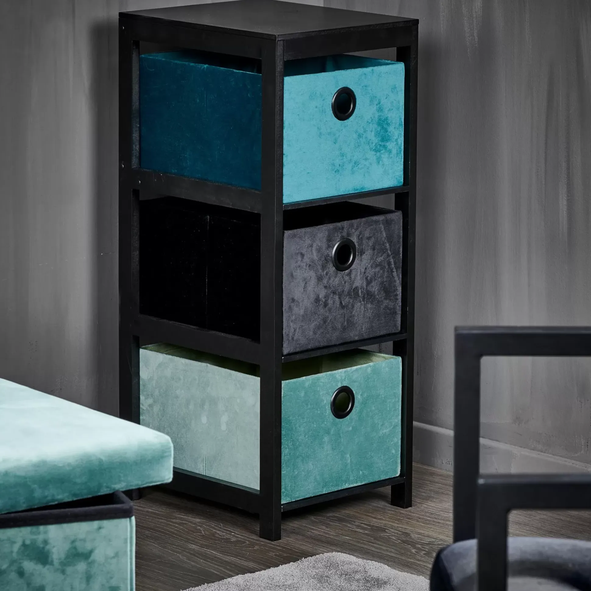 Estanterías<CASA Basic Estanteria Negro