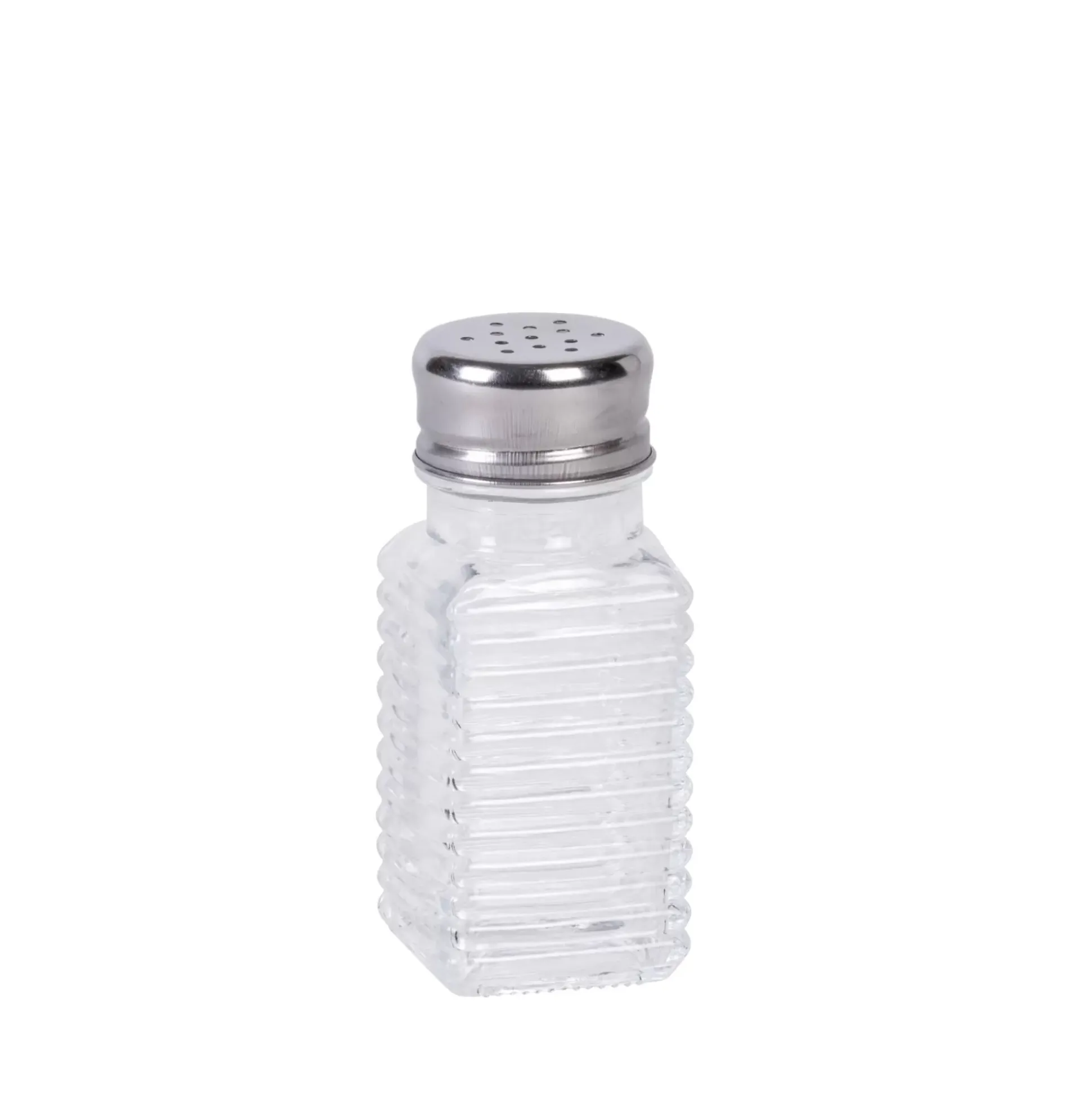 Tarros<CASA Basic Salero Y Pimentero Plateado, Transparente