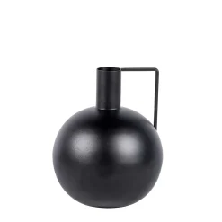 Floreros<CASA Basta Florero Esferico Negro