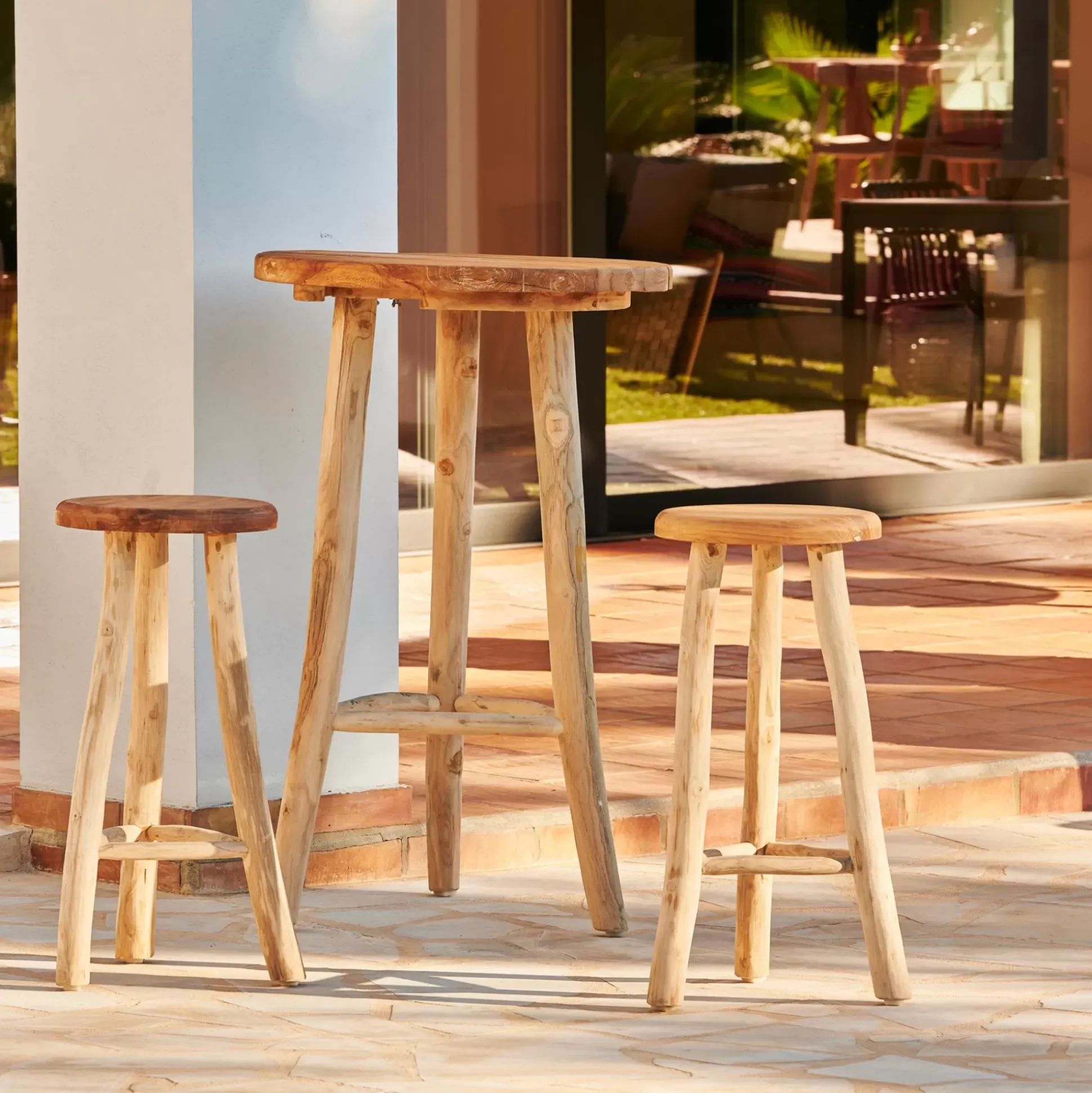 Taburetes De Bar<CASA Batang Taburete Bar Natural
