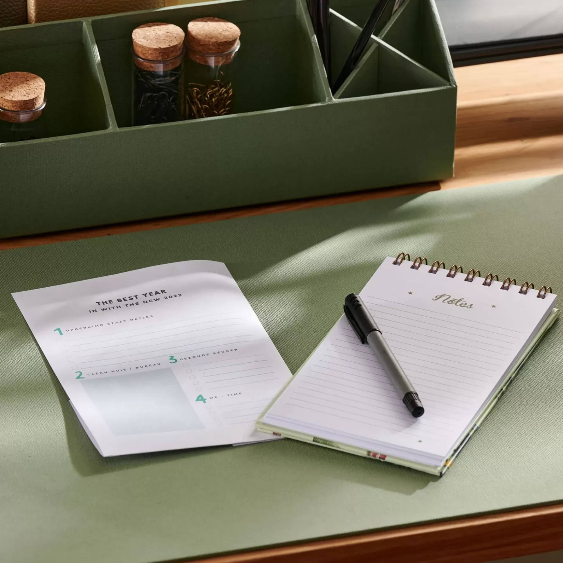 Cajas Para Cartas<CASA Bigso Organizar Escritorio Menta