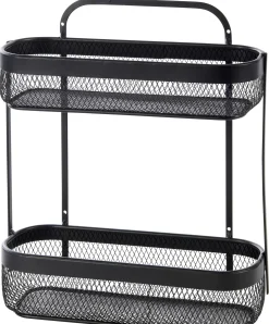 Accesorios De Cocina<CASA Black Lunar Cesta Ovalada De 2 Piezas Negro