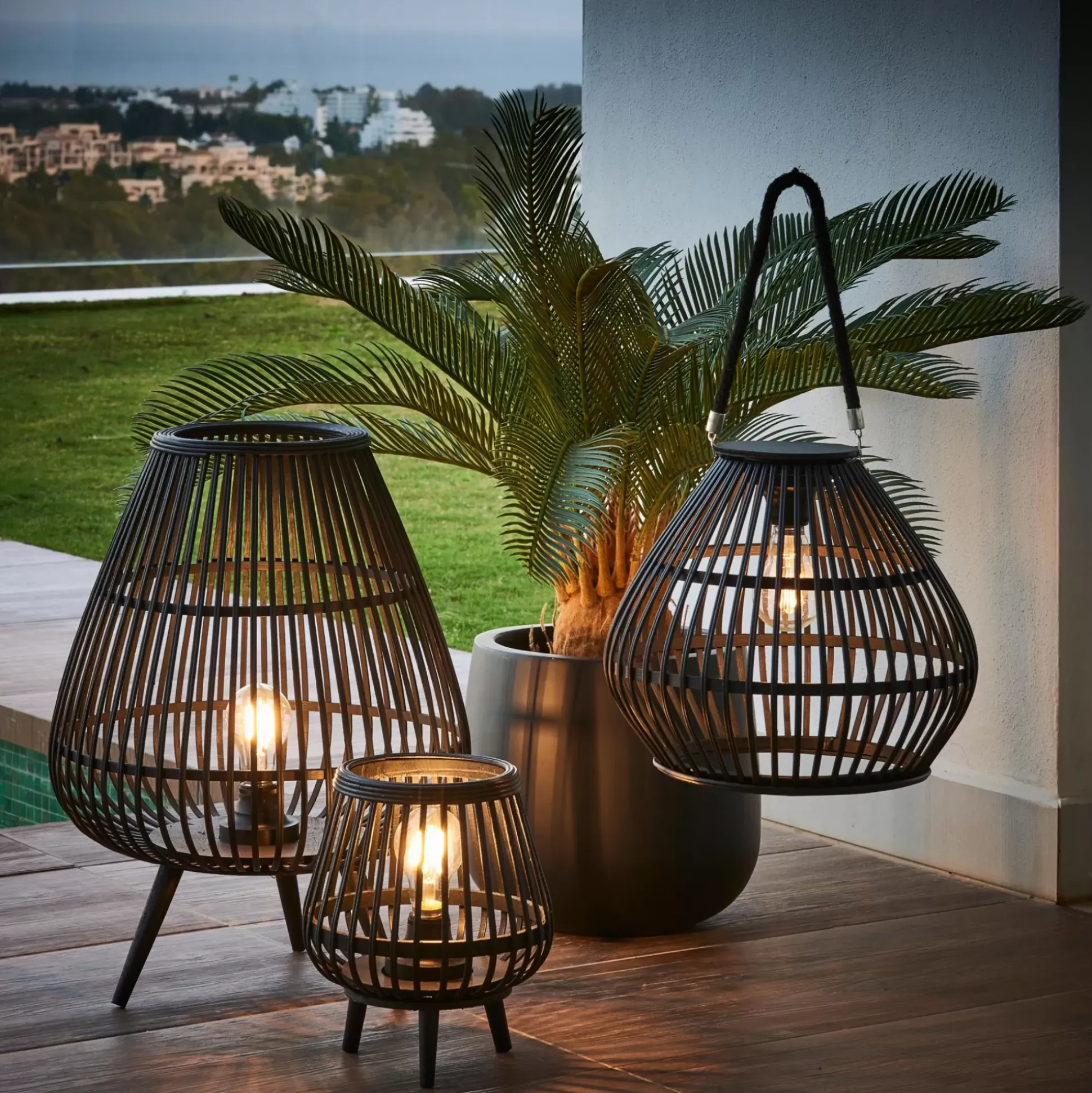 Lamparas De Mesa<CASA Bloq Lampara Led E27 2X Pila Aa No Incl.