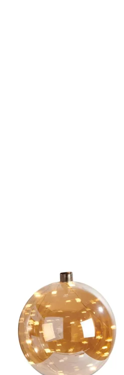 Lámparas Led<CASA Bloxem Bola Decorativa Con 21 Leds Dorado