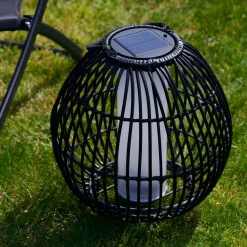 Iluminación Exterior<CASA Bo Lampara Solar Negro