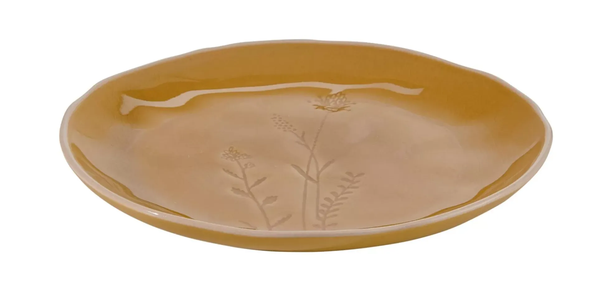 Platos<CASA Botanic Ocher Plato Caramelo