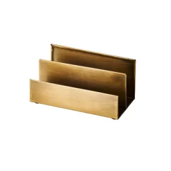 Cajas Para Cartas<CASA Brass Soporte Para Cartas 2 Compart. Bronceado