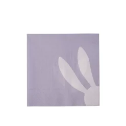Servilletas<CASA Bunny Paquete De 20 Servilletas Morado