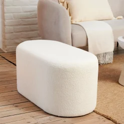 Pufs<CASA Capsule Puf Blanco