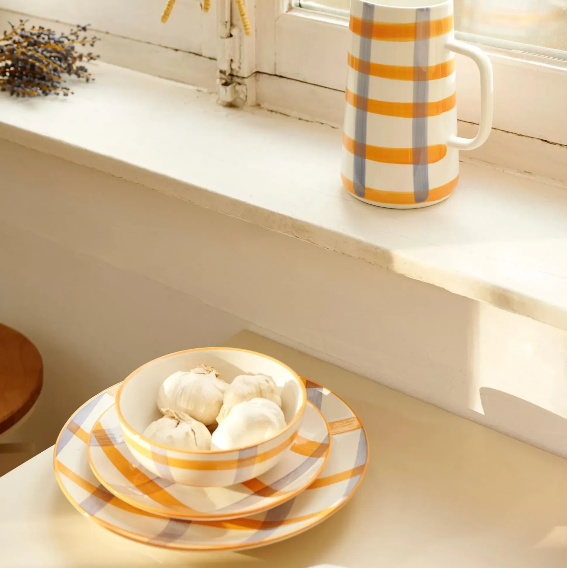 Platos<CASA Carey Plato Naranja, Morado