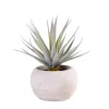 Plantas Artificiales<CASA Cement Planta Crasa Art En Tarro Gris
