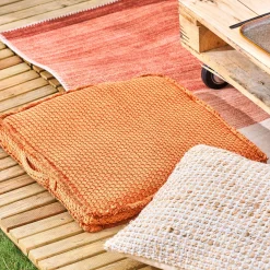 Cojines<CASA Cesar Cojin Colchon Terracota