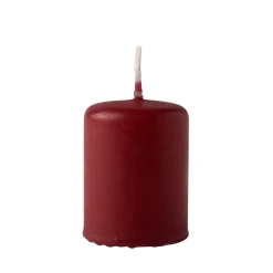 Velas<CASA Cilindro Cilinderkaars Rojo Oscuro
