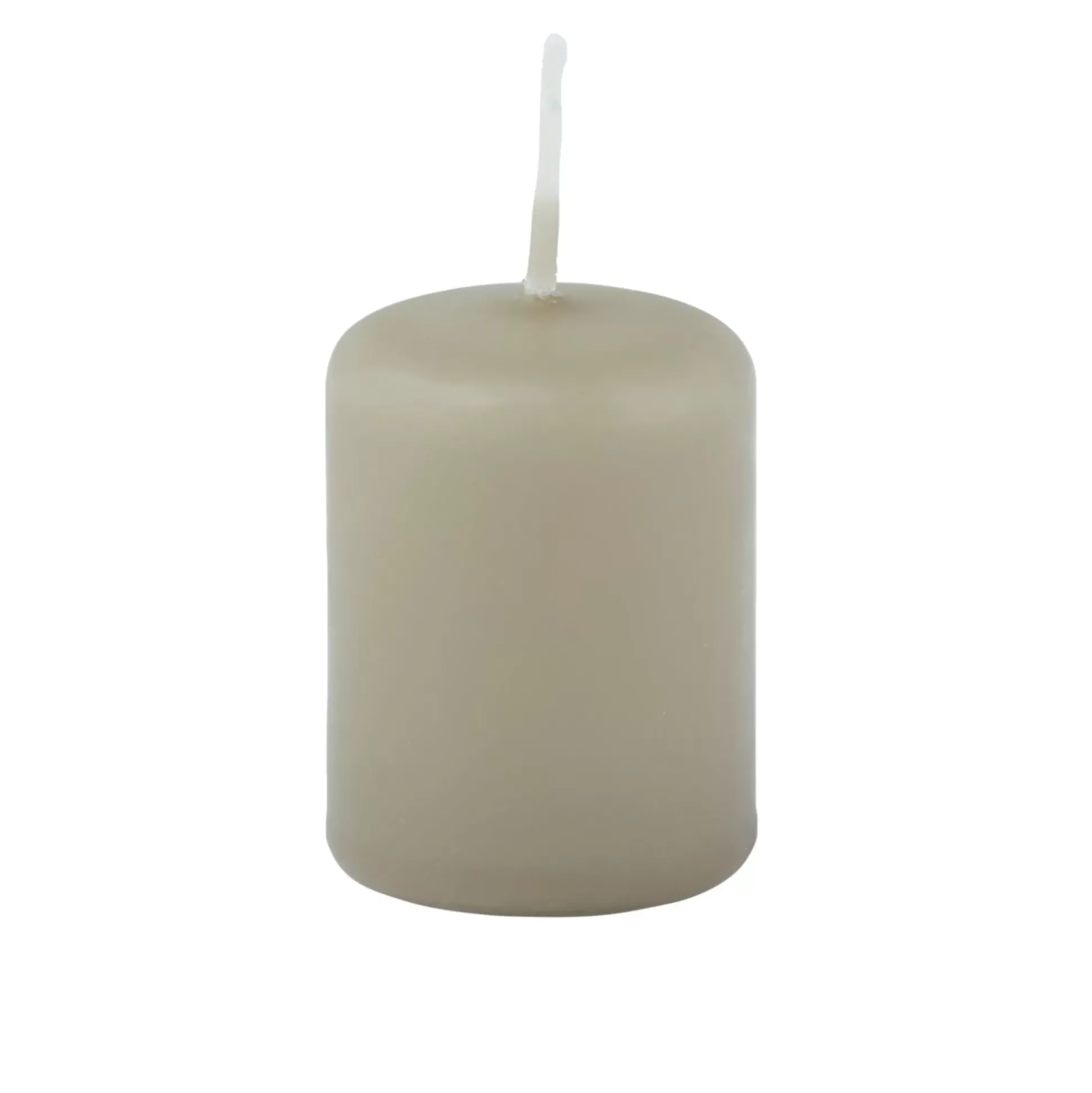 Velas<CASA Cilindro Vela Cilindrica Gris