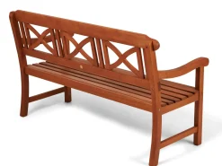 Bancos De Jardín<CASA Cros Banco Ancho Asiento: 131Cm