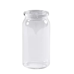 Tarros<CASA Crystal Tarro De Cocina Con Tapa Transparente