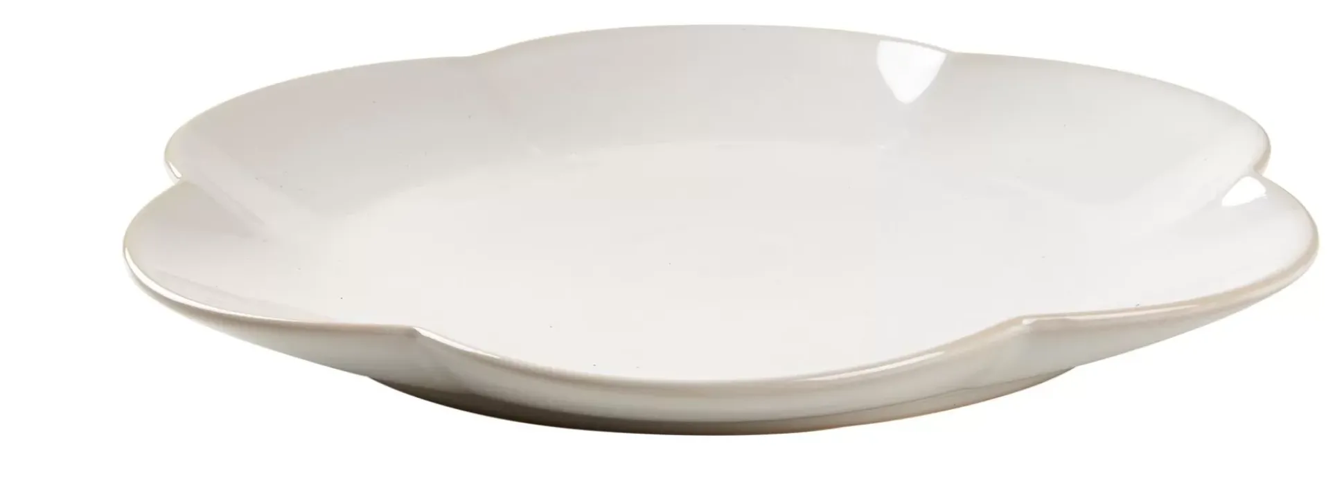 Platos<CASA Dahlia Flower Plato Blanco