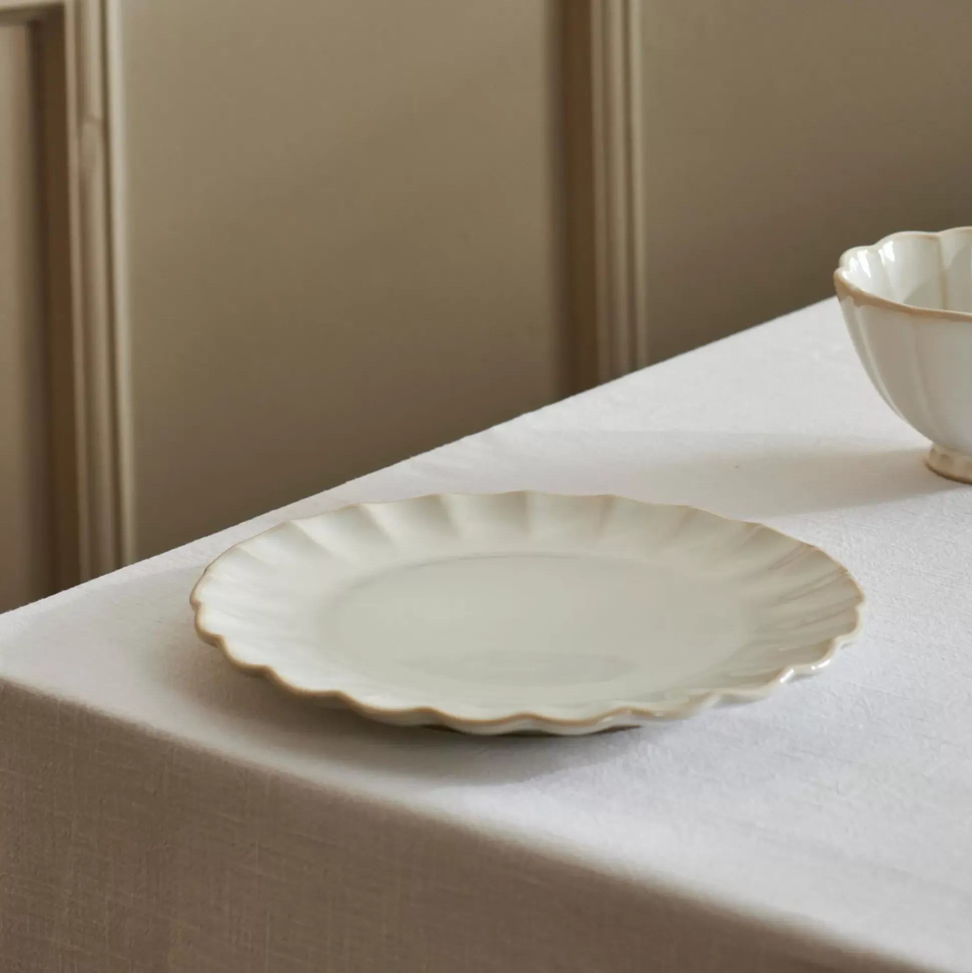 Platos<CASA Dahlia Plato Blanco