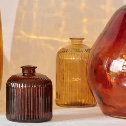 Floreros<CASA Daroca Florero Marron Oscuro