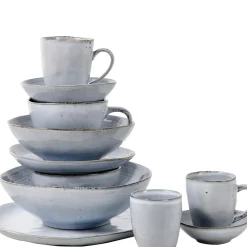 Platos<CASA Earth Ice Plato Hondo Azul Claro