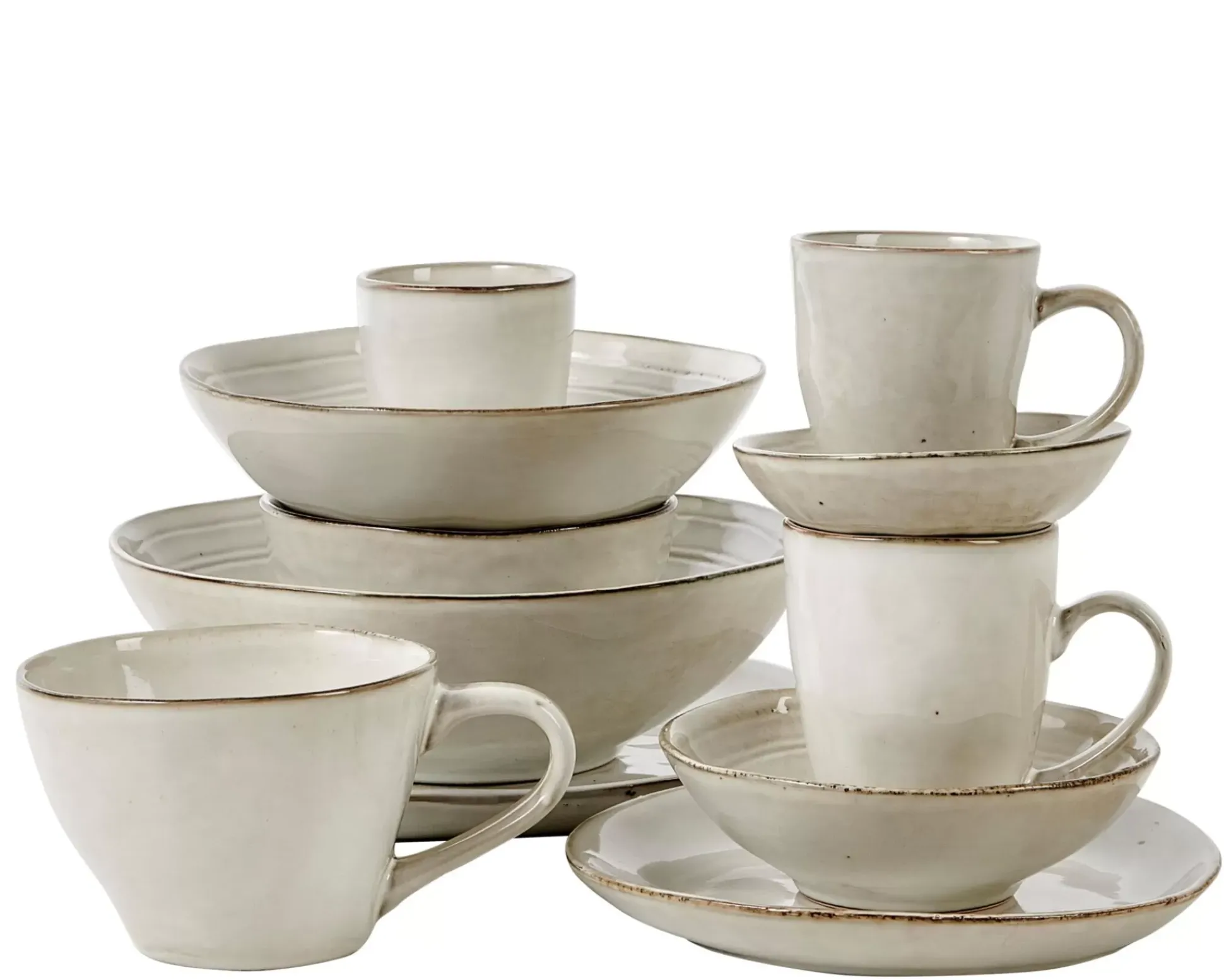 Tacitas<CASA Earth Marl Taza Con Asa Crema