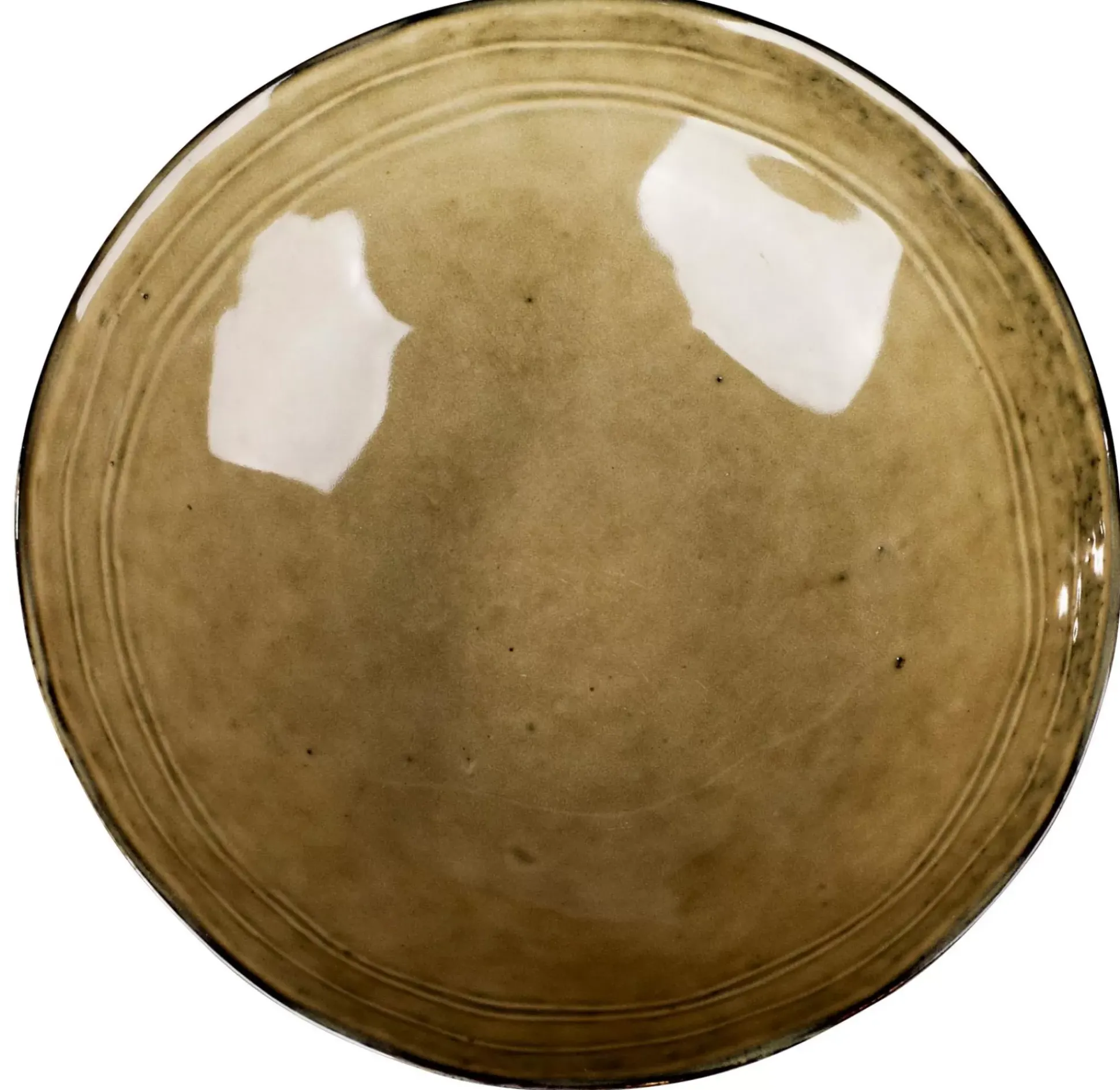 Platos<CASA Earth Sand Plato Hondo Marron Claro