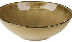 Platos<CASA Earth Sand Plato Hondo Marron Claro